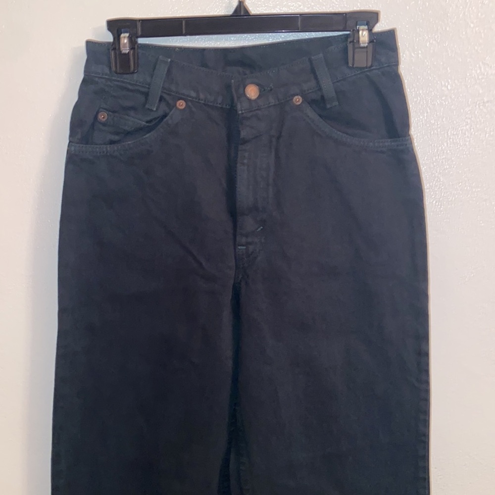 Levi’s Vintage Orange Tag Deep Forest Green Student Relaxed Fit 550 Size 30/32 - Picture 7 of 10